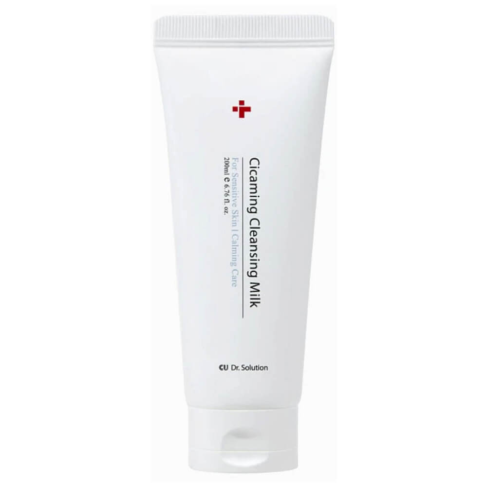 Молочко для деликатного очищения с центеллой CUSKIN Clean-Up Cicaming Cleansing Milk, 200 мл